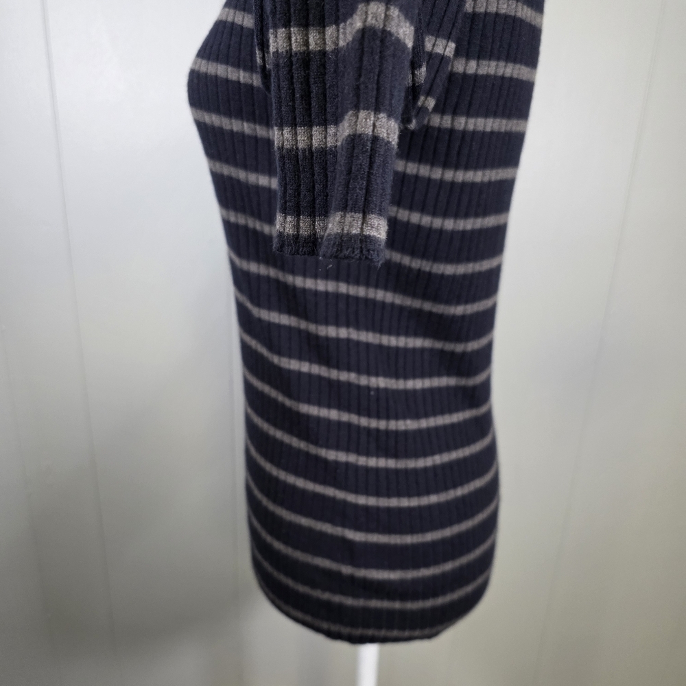 Vince Striped Cashmere Blend Crewneck Sweater Size M - Picture 6 of 12